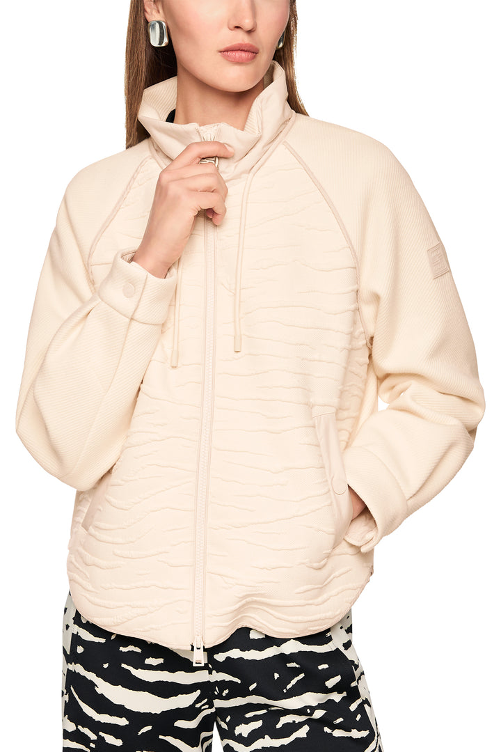 Marc Cain Sports AS 31.14 W28 153 Magnolia Cream Embossed Jacket