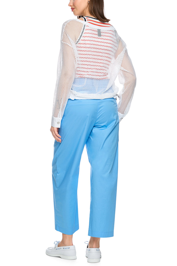 Marc Cain Sports AS 48.46 J65 100 White Mesh Top