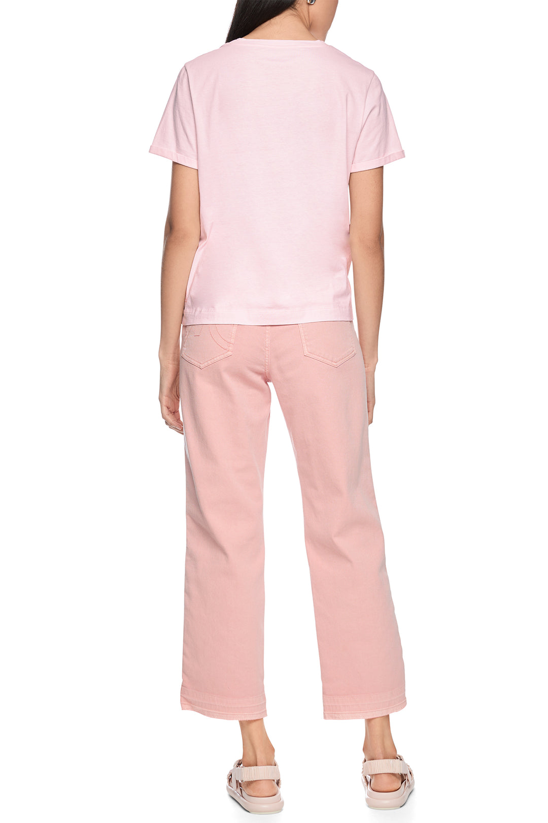 Marc Cain Sports AS 48.56 202 Rosewater Pink Appliqué T-Shirt