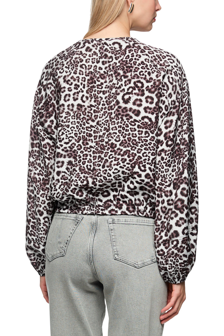 Marc Cain Sports AS 51.07 W12 293 Brown Leopard Print Blouse