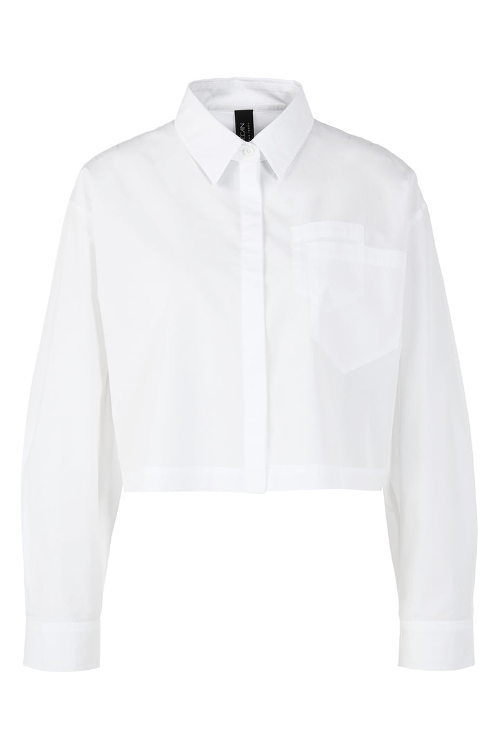 Marc Cain Sports AS 51.13 W80 100 White Crop Blouse