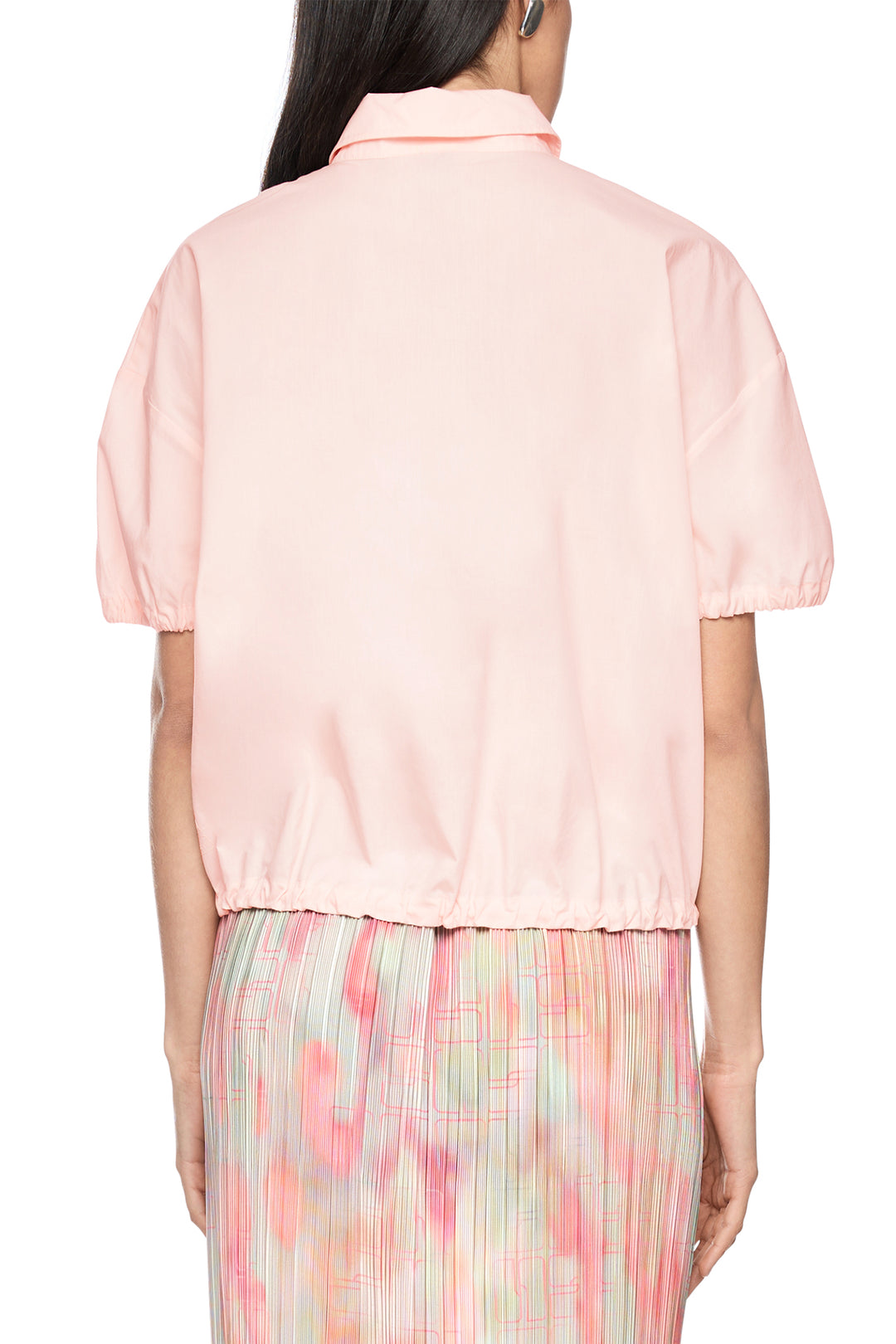 Marc Cain Sports AS 51.21 W80 Rosewater Pink Drawstring Waist Blouse