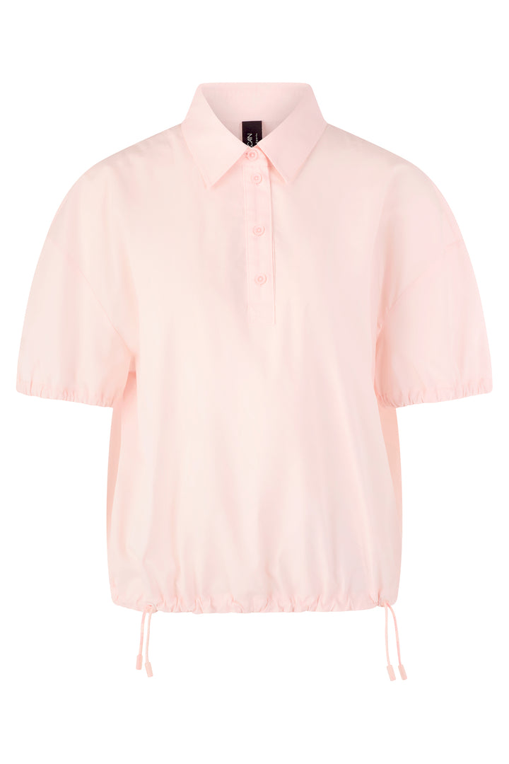 Marc Cain Sports AS 51.21 W80 Rosewater Pink Drawstring Waist Blouse