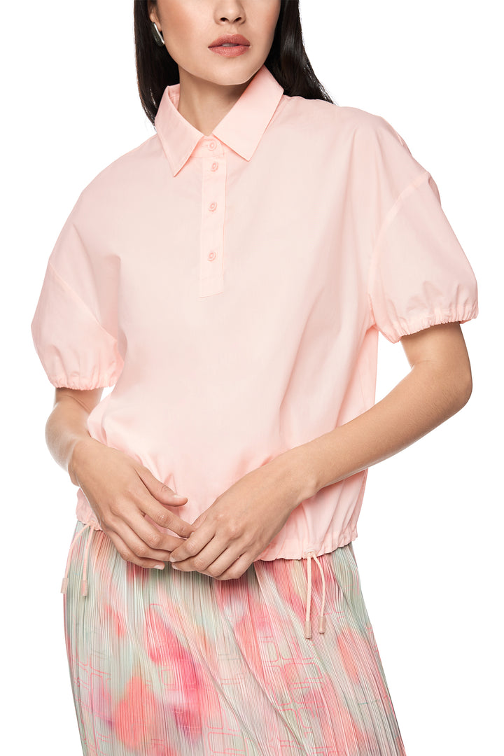 Marc Cain Sports AS 51.21 W80 Rosewater Pink Drawstring Waist Blouse