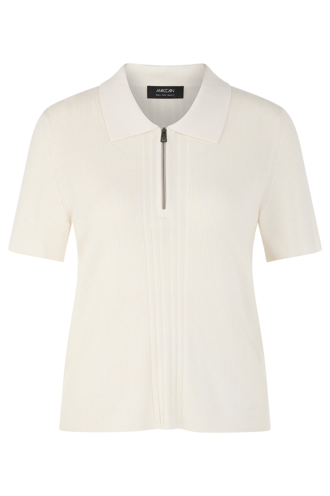 Marc Cain Sports AS 53.10 M80 110 Off White Knitted Polo Top