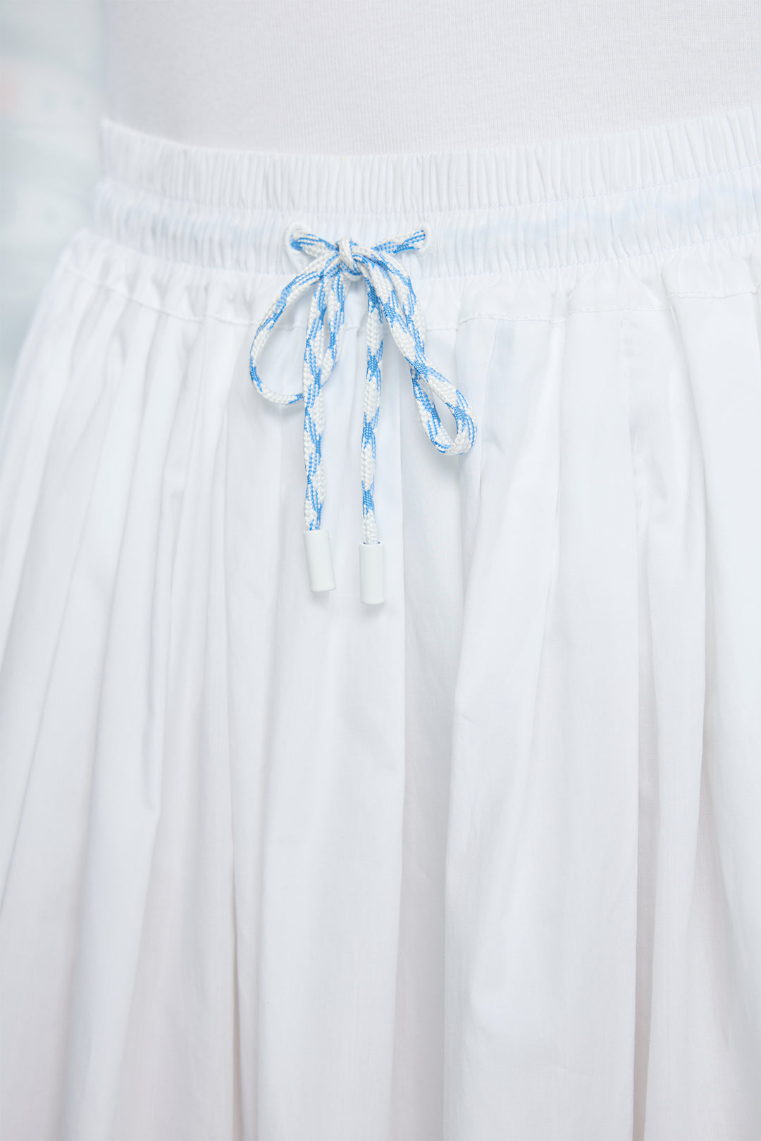 Marc Cain Sports AS 71.13 W85 100 White Cotton Maxi Skirt