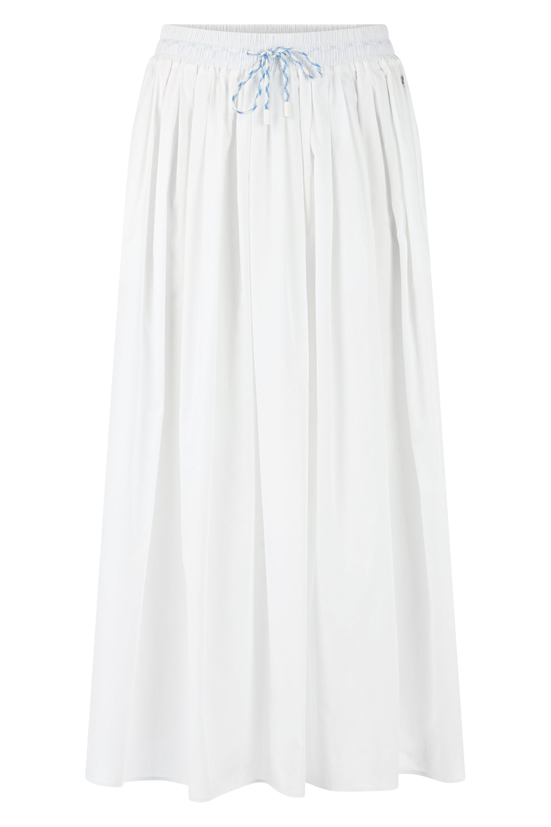 Marc Cain Sports AS 71.13 W85 100 White Cotton Maxi Skirt