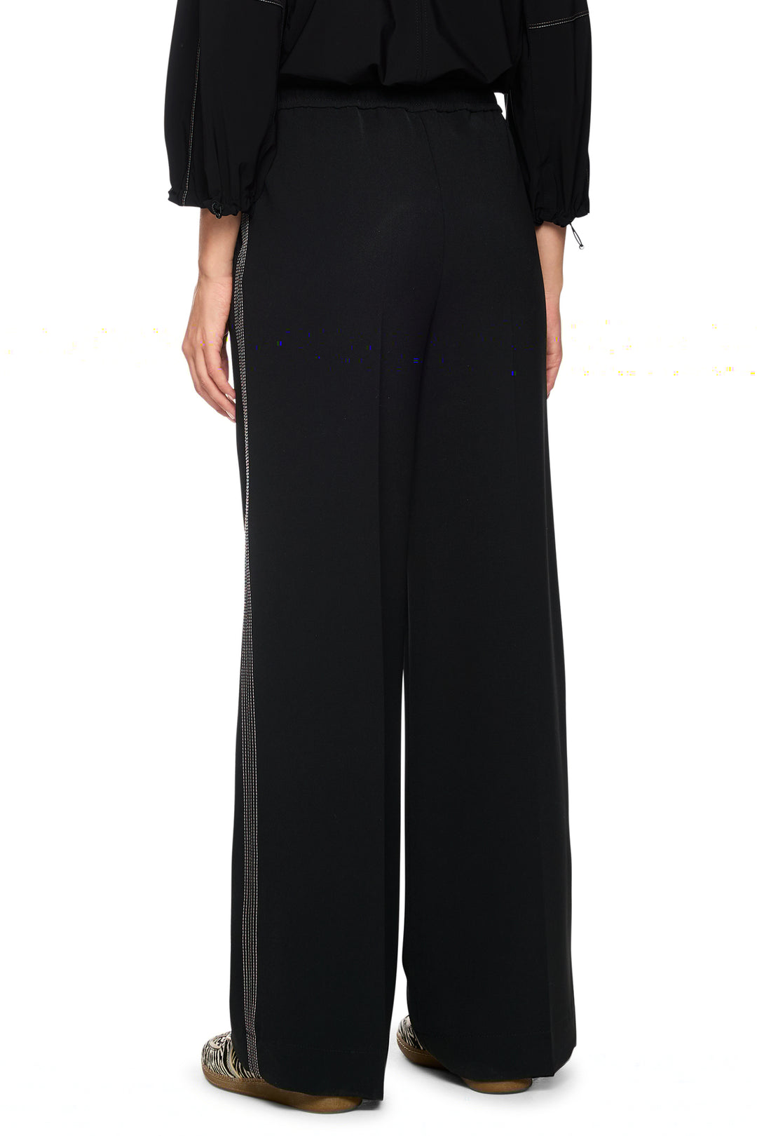 Marc Cain Sports AS 81.02 W05 900 Black Drawstring Waist Trousers