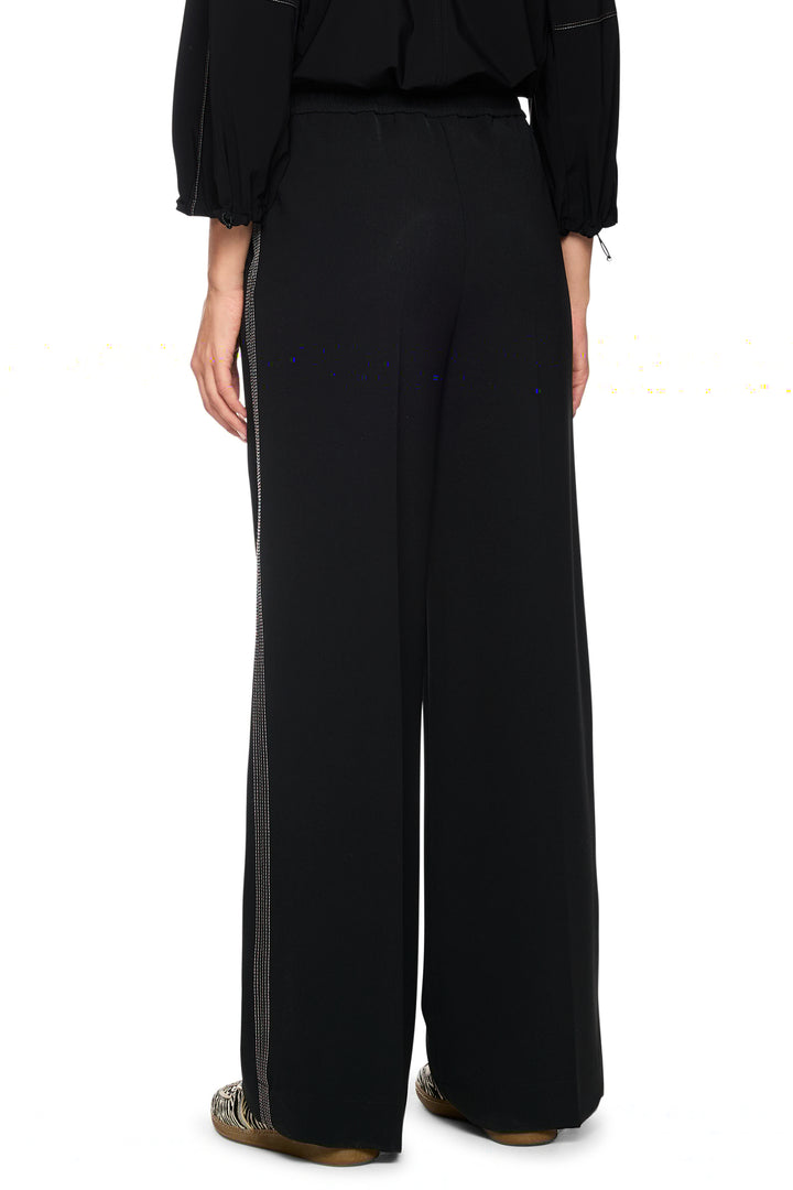 Marc Cain Sports AS 81.02 W05 900 Black Drawstring Waist Trousers