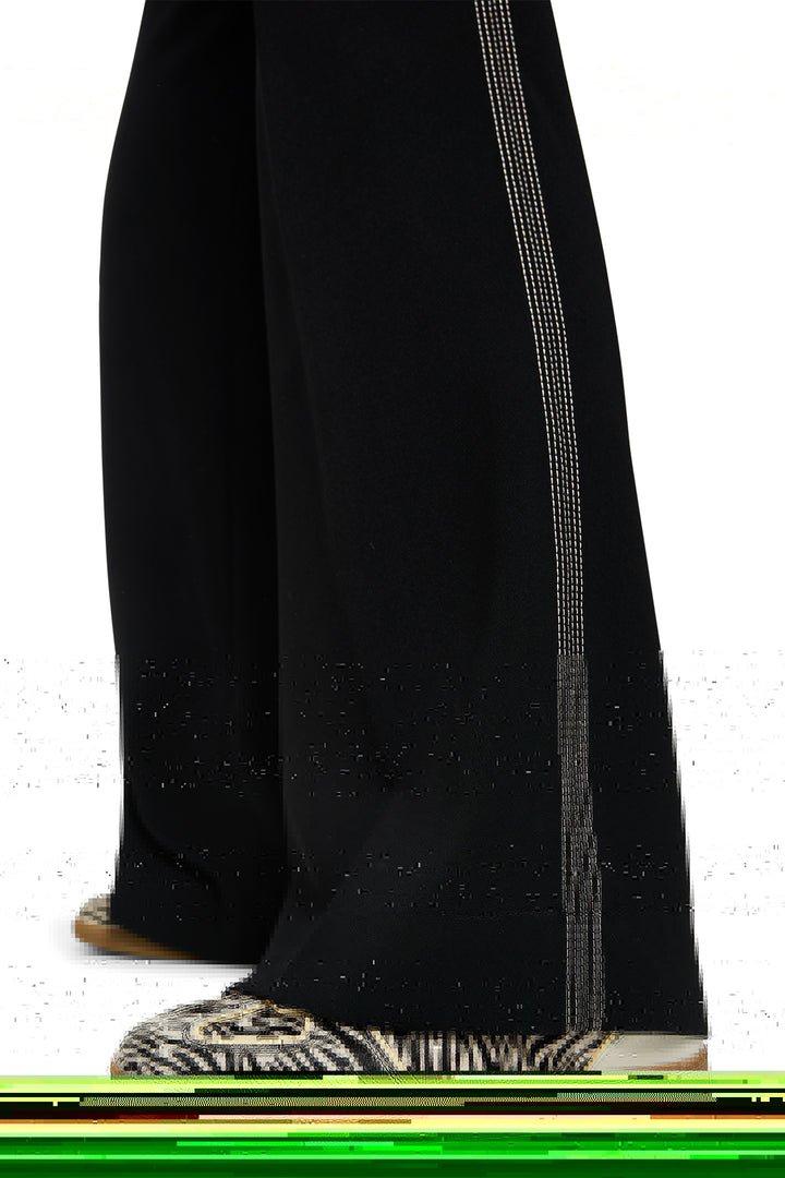 Marc Cain Sports AS 81.02 W05 900 Black Drawstring Waist Trousers