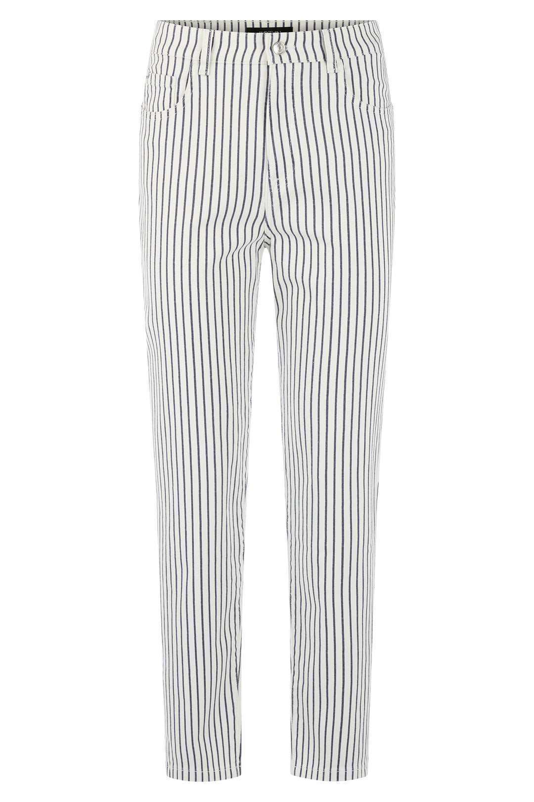 Marc Cain Sports AS 82.27 D13 394 Navy Stripe Cropped Jeans