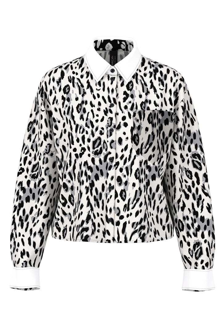 Marc Cain Sports Benga White Woven Blouse, product shot