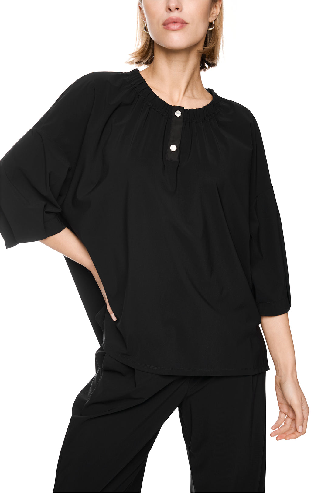 Marc Cain Sports Black Jersey Blouse BS 51.05 J40