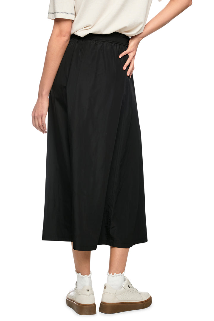 Marc Cain Sports black woven midi skirt at Olivia Grace Fashion