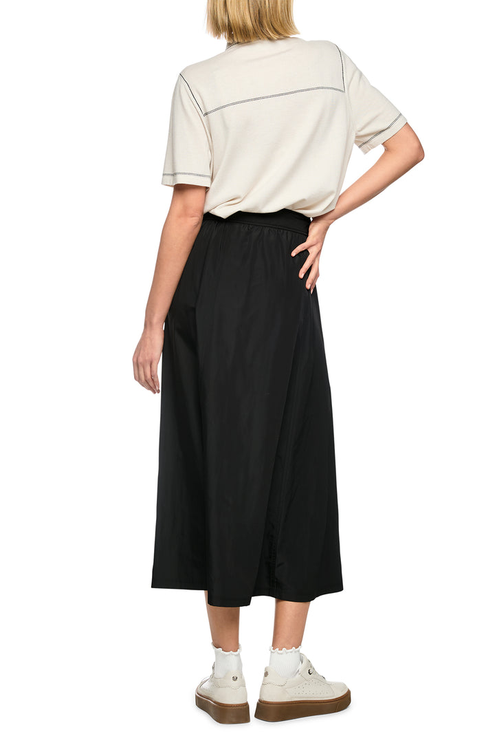Marc Cain Sports black woven midi skirt at Olivia Grace Fashion
