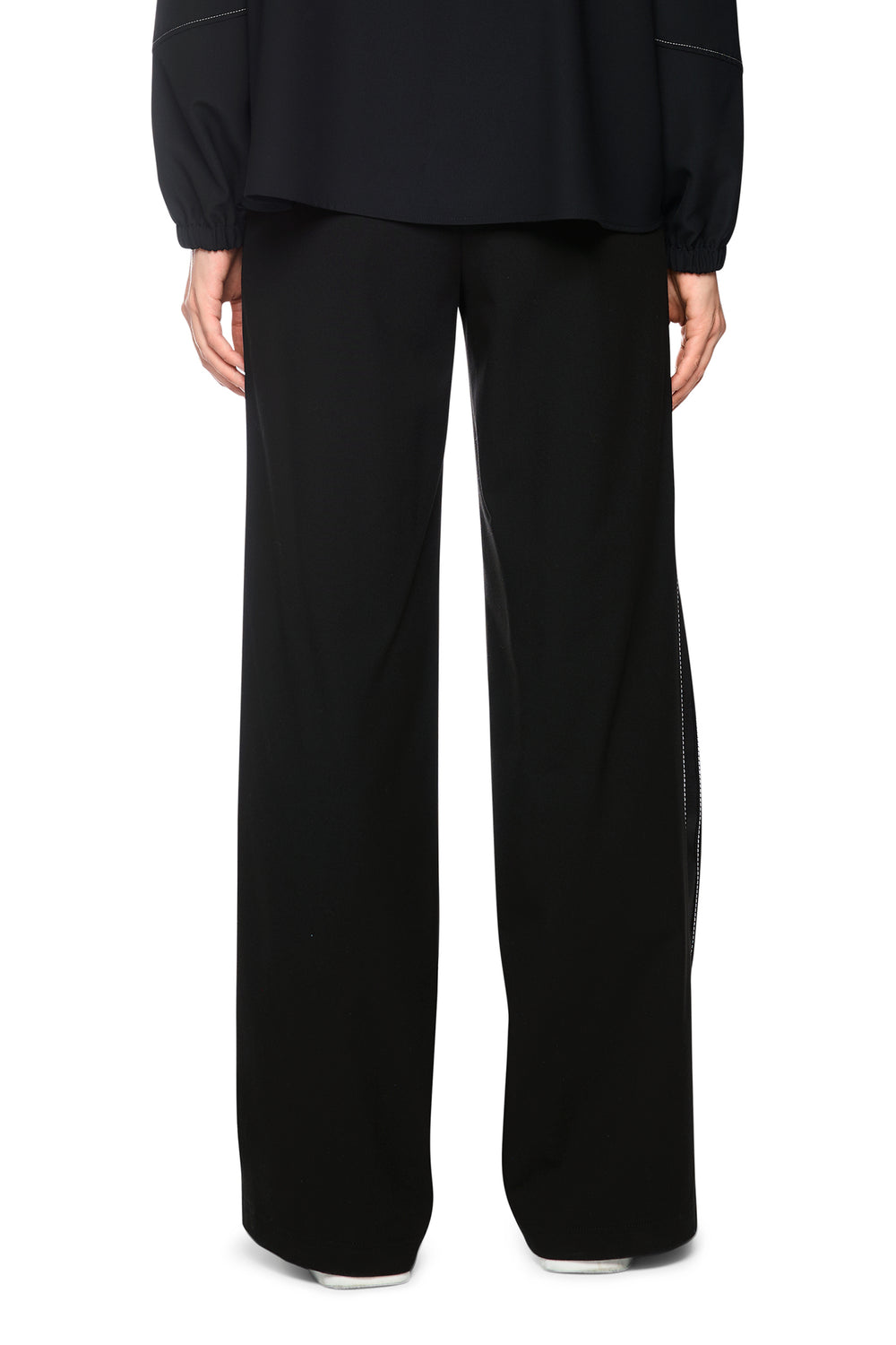 Marc Cain Sports Black Woven Trousers, back view