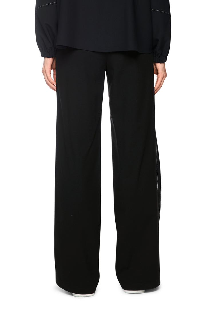 Marc Cain Sports Black Woven Trousers, back view