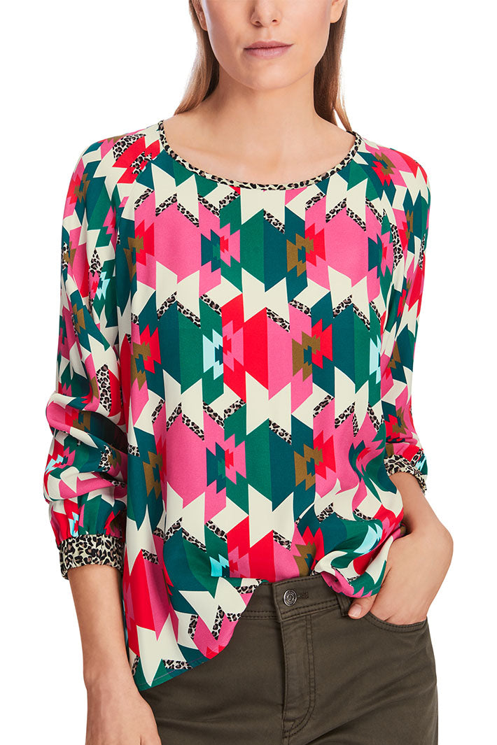 Marc Cain Sports XS 51.09 W18 Top 244 Dragon Fruit Pink