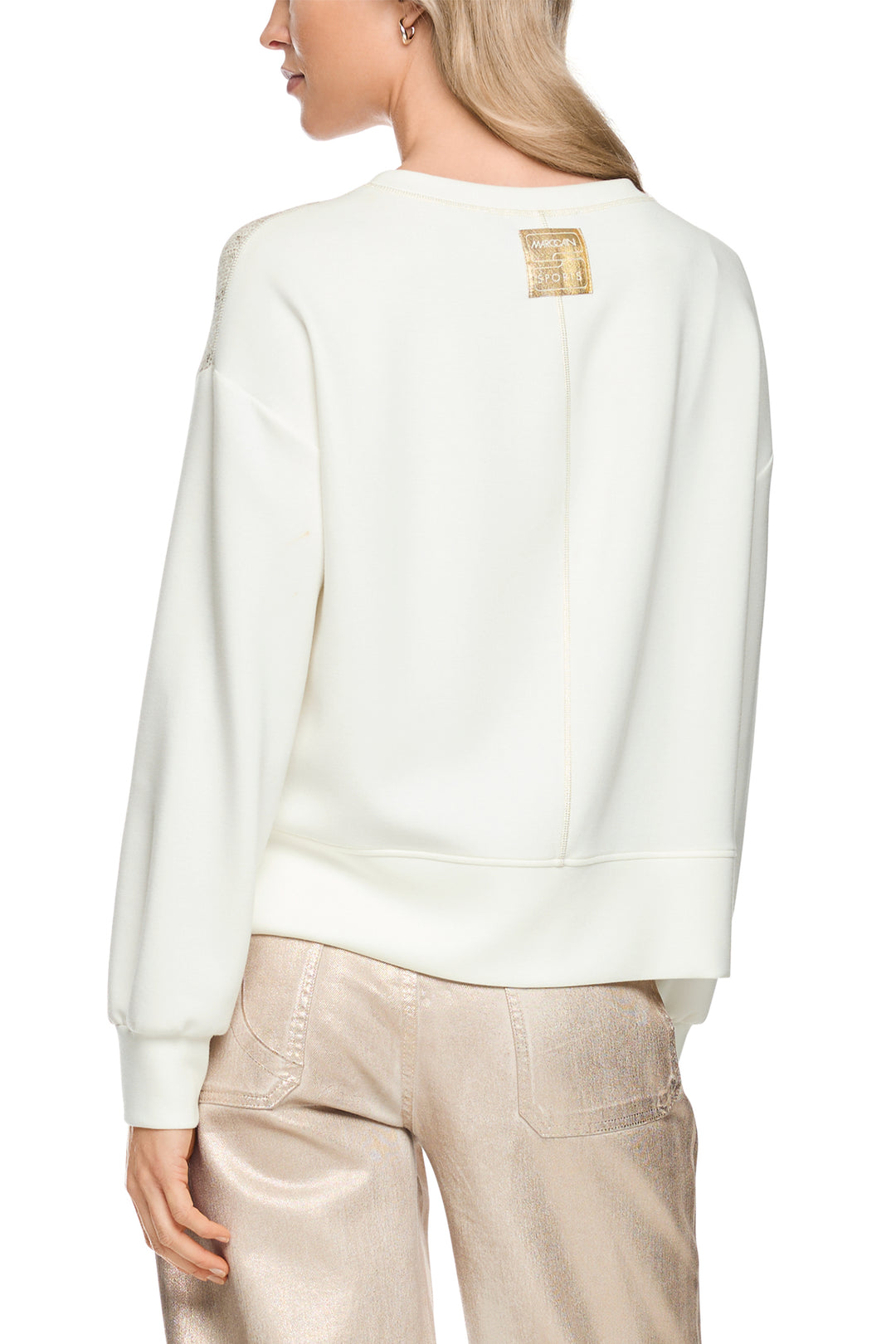 Marc Cain Sports Champagne Gold Knit Jumper BS 41.20 M02