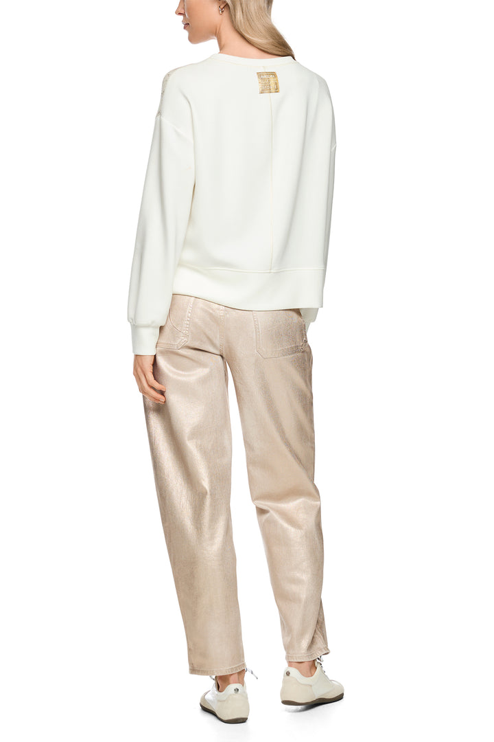 Marc Cain Sports Champagne Gold Knit Jumper BS 41.20 M02