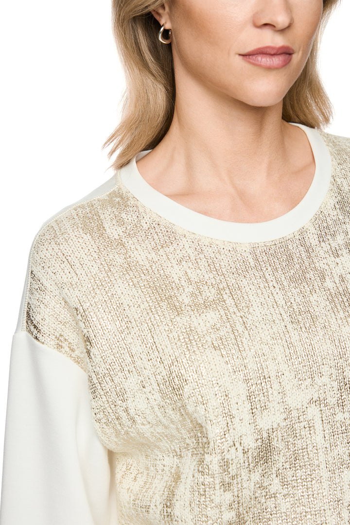 Marc Cain Sports Champagne Gold Knit Jumper BS 41.20 M02