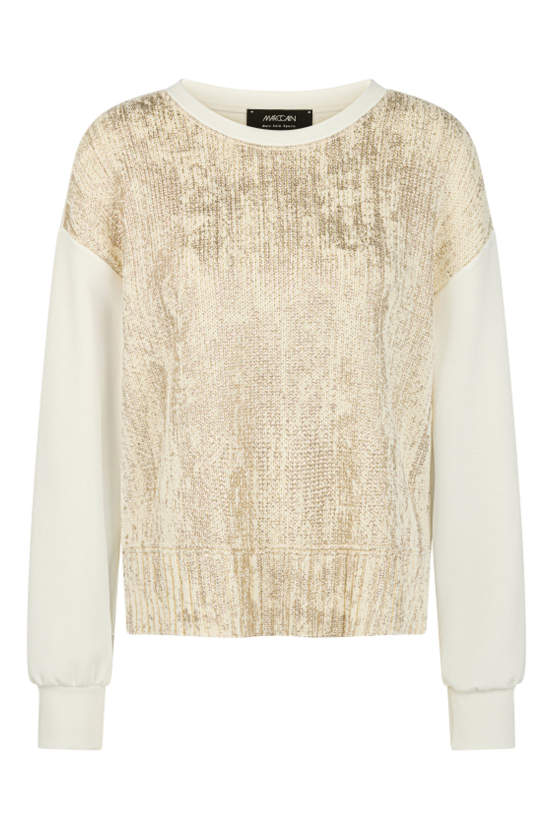 Marc Cain Sports Champagne Gold Knit Jumper BS 41.20 M02