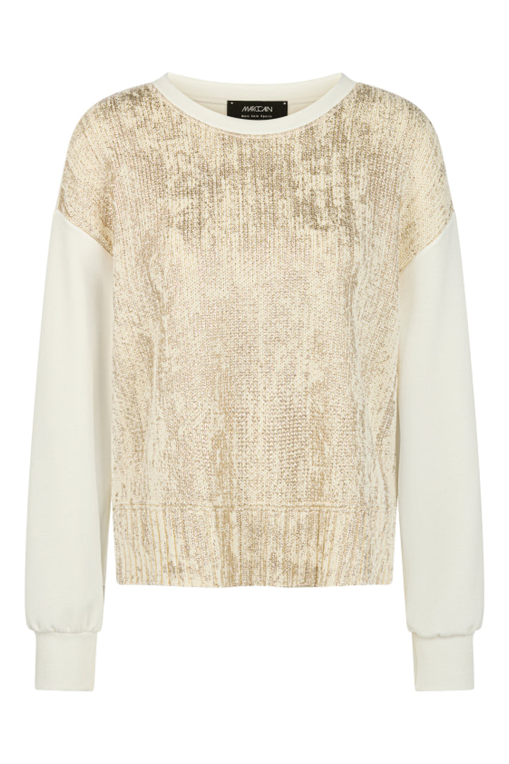 Marc Cain Sports Champagne Gold Knit Jumper BS 41.20 M02