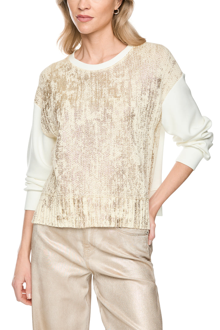 Marc Cain Sports Champagne Gold Knit Jumper BS 41.20 M02