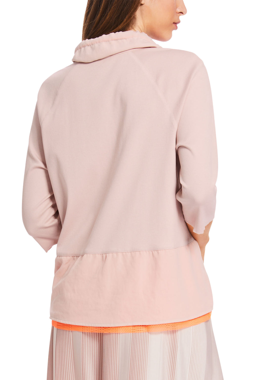 Marc Cain Sports Hooded Top Rosewater Pink XS 55.04 J57 168 - Olivia Grace Fashion