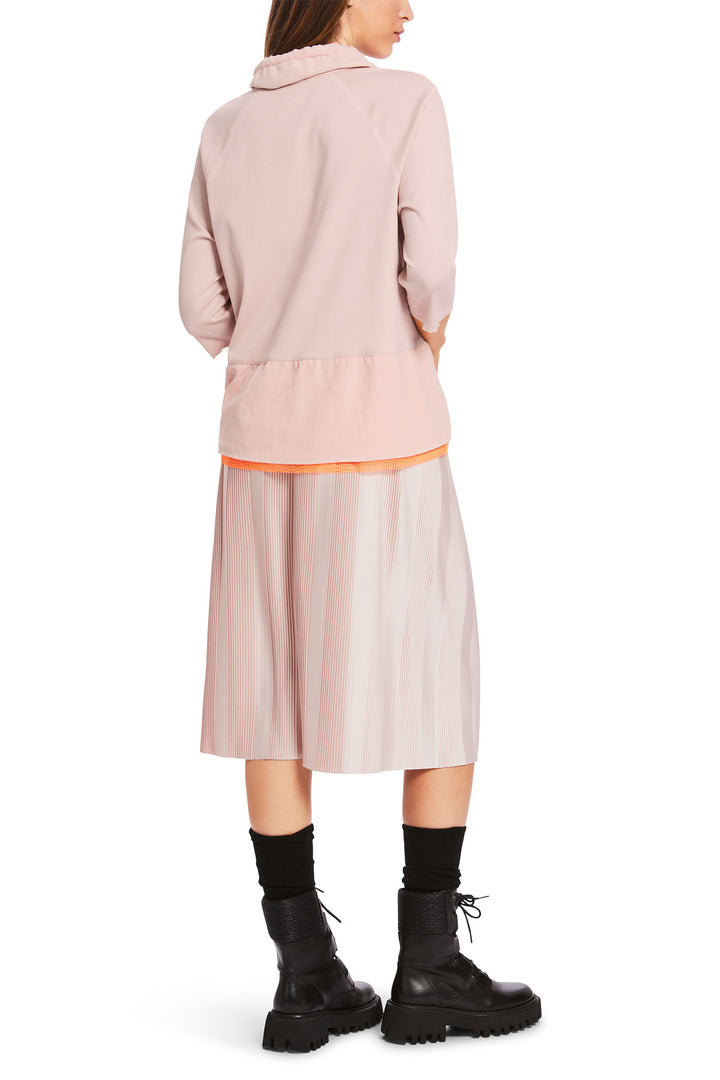 Marc Cain Sports Hooded Top Rosewater Pink XS 55.04 J57 168 - Olivia Grace Fashion