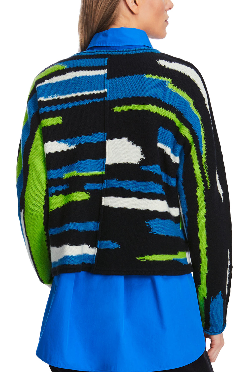 Marc Cain Sports Jumper Navy Midnight Blue XS 41.22 M57 395 - Olivia Grace Fashion