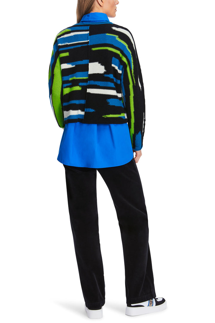 Marc Cain Sports Jumper Navy Midnight Blue XS 41.22 M57 395 - Olivia Grace Fashion