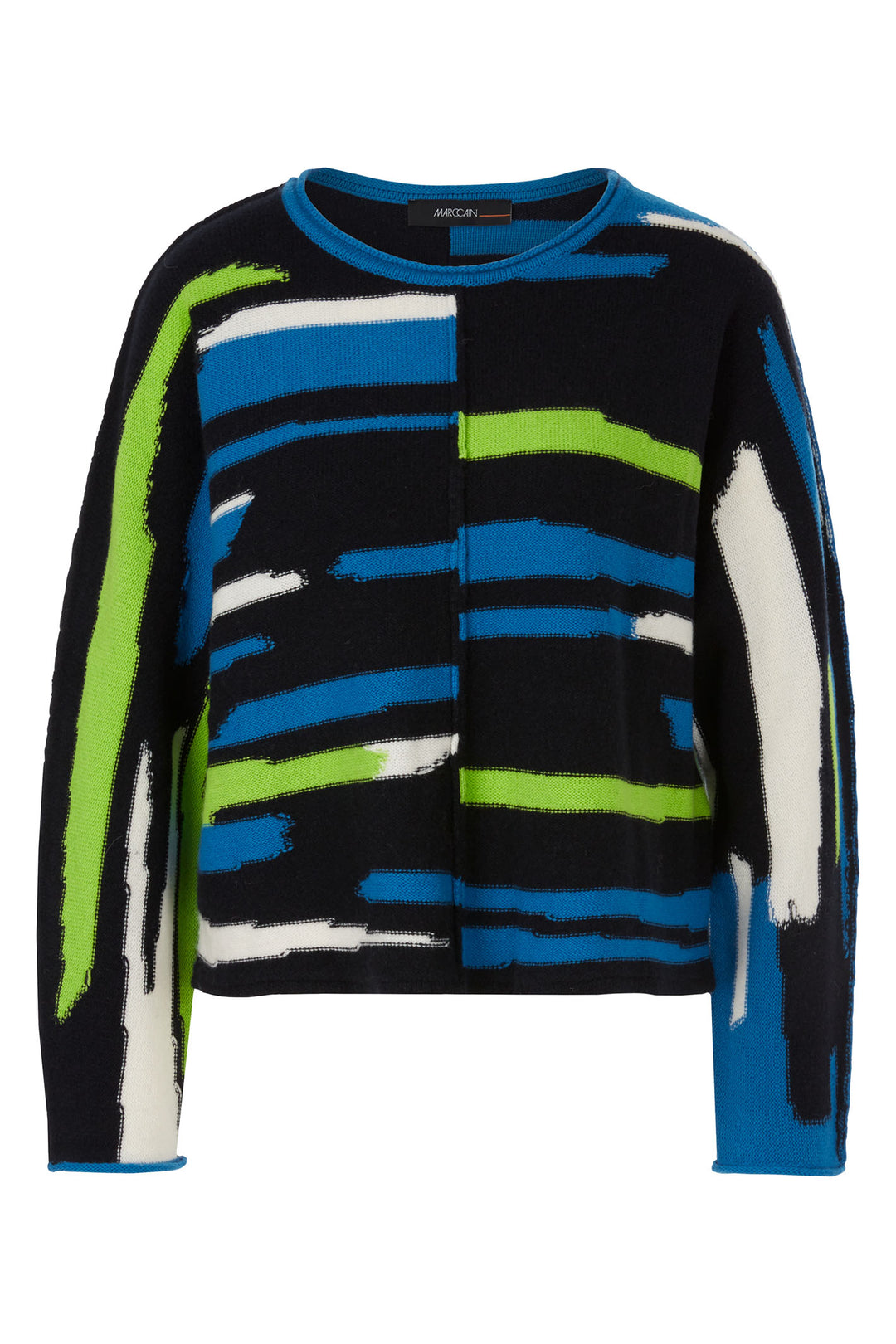 Marc Cain Sports Jumper Navy Midnight Blue XS 41.22 M57 395 - Olivia Grace Fashion