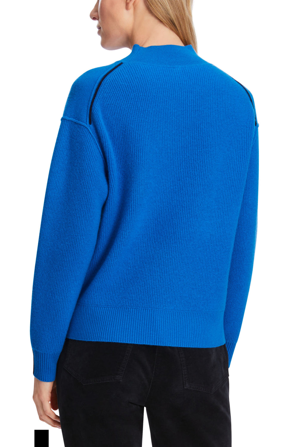 Marc Cain Sports Jumper Retink Together Skydiver Blue XS 41.23 M63 361 - Olivia Grace Fashion