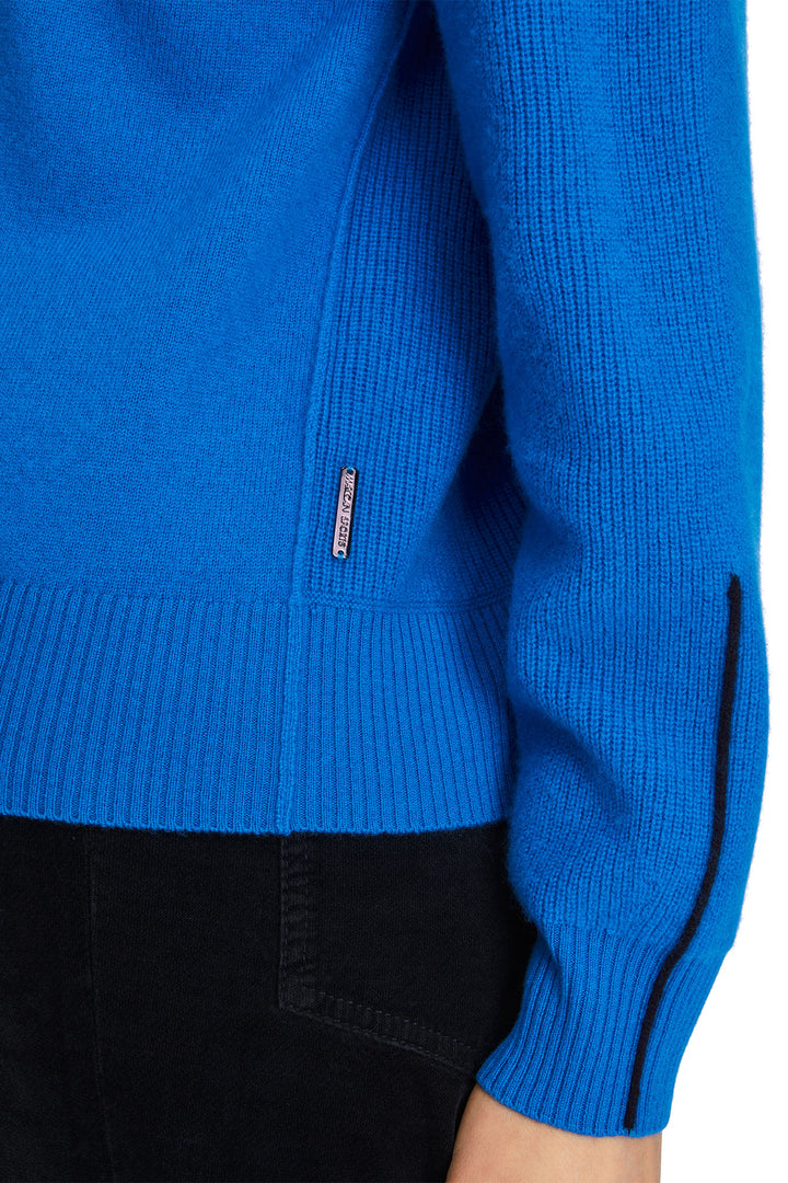 Marc Cain Sports Jumper Retink Together Skydiver Blue XS 41.23 M63 361 - Olivia Grace Fashion