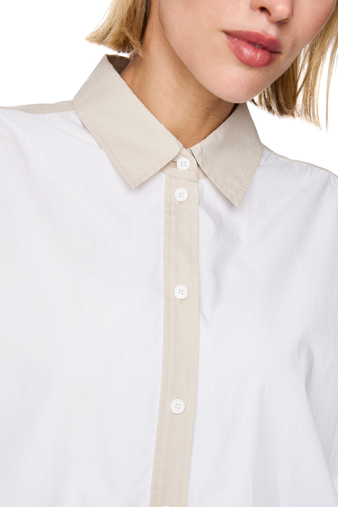 Marc Cain Sports Off-White Woven Blouse BS 51.09 W80