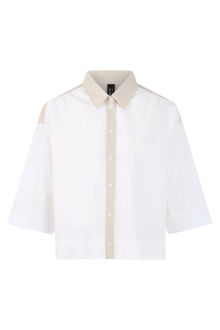 Marc Cain Sports Off-White Woven Blouse BS 51.09 W80