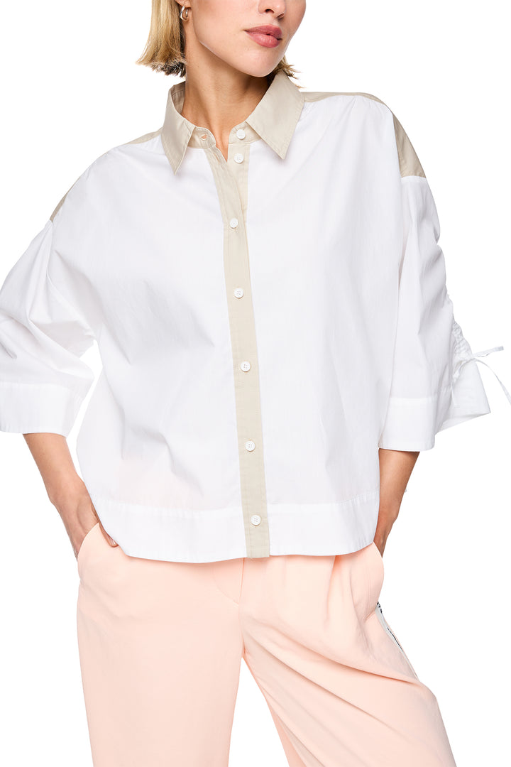 Marc Cain Sports Off-White Woven Blouse BS 51.09 W80