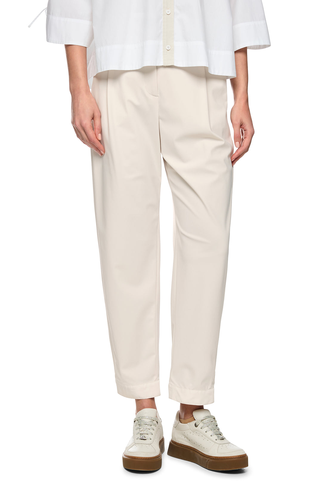 Marc Cain Sports Smoke Cropped Trousers BS 81.05 J40