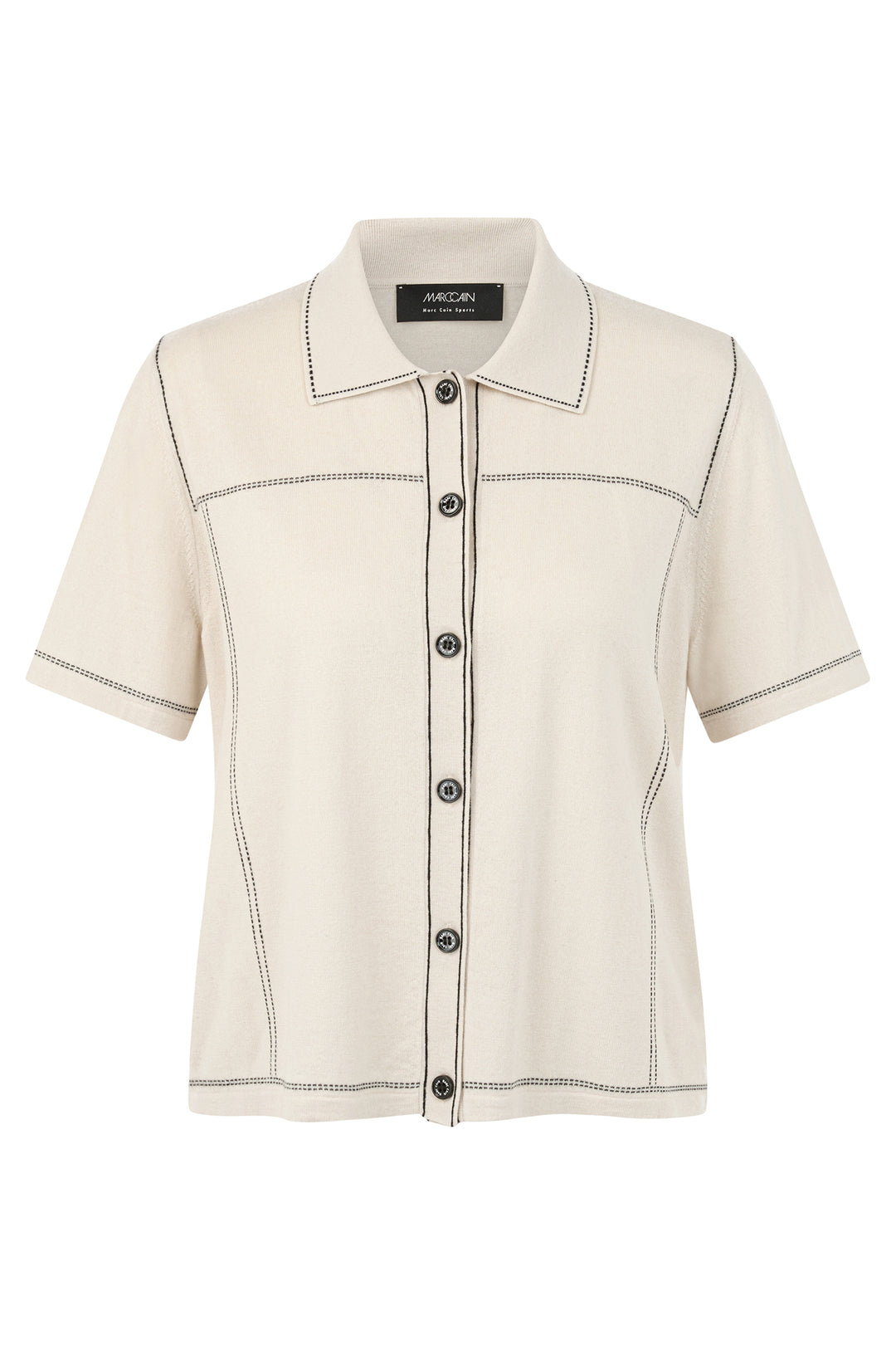 Marc Cain Sports Smoke Knit Short Sleeve Shirt BS 53.09 M80