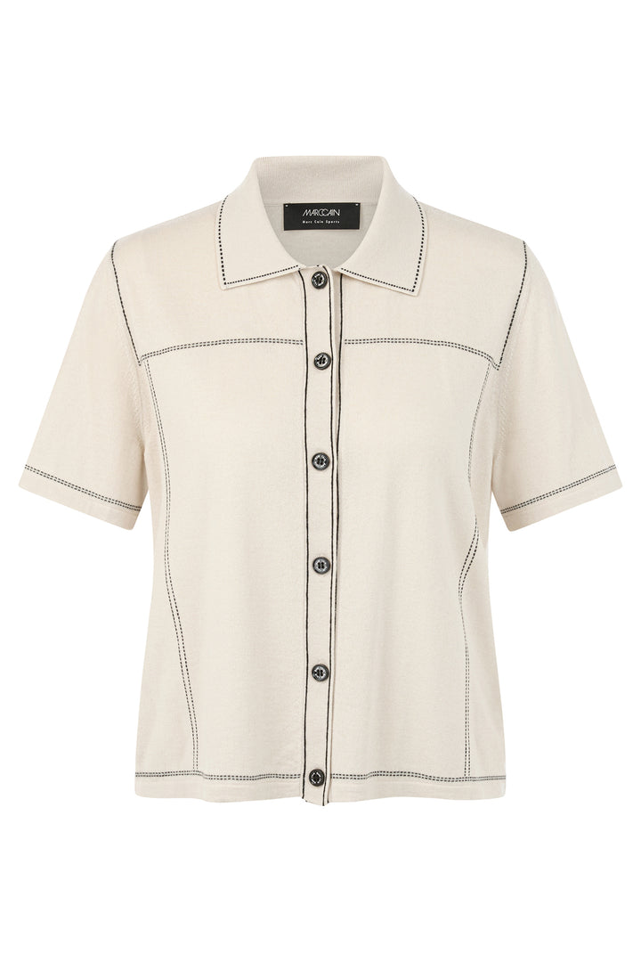 Marc Cain Sports Smoke Knit Short Sleeve Shirt BS 53.09 M80