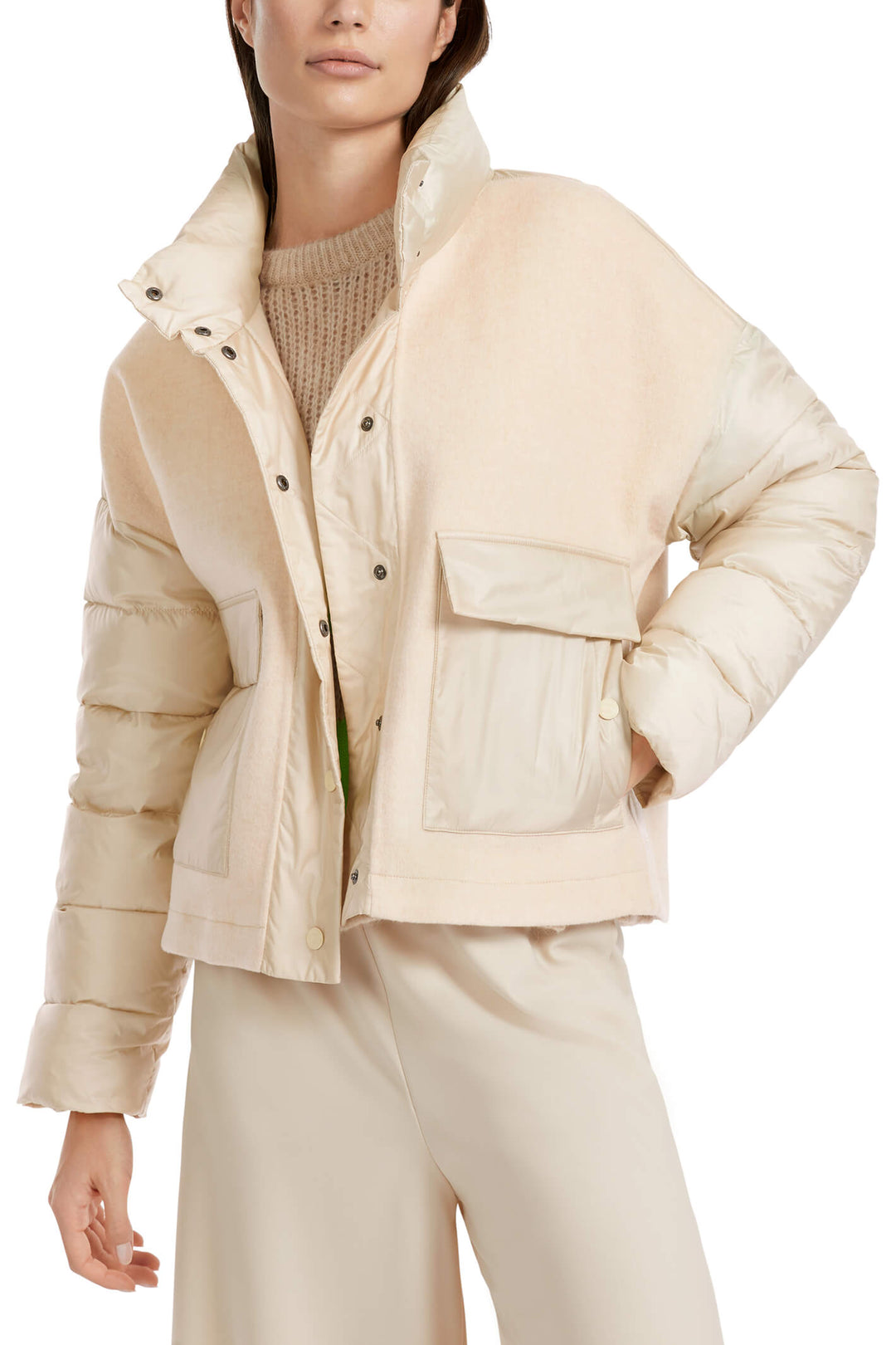 Marc Cain Sports VS 12.03 W31 610 Light Stone Jacket - Olivia Grace Fashion