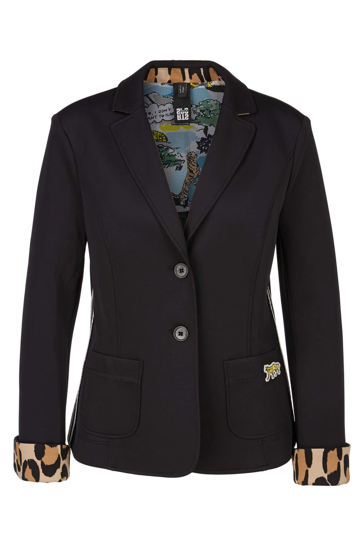 Marc Cain Sports VS 34.12 J22 900 Black Blazer Jacket - Olivia Grace Fashion