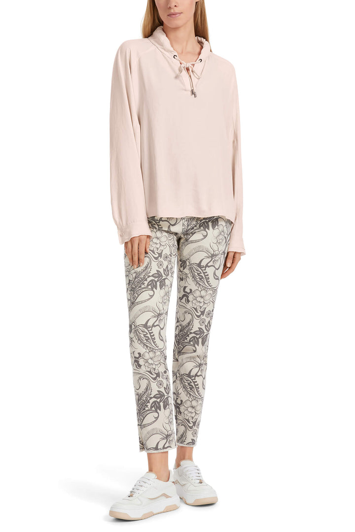 Marc Cain Sports VS 51.10 W41 155 Pink Almond Blossom Top - Olivia Grace Fashion