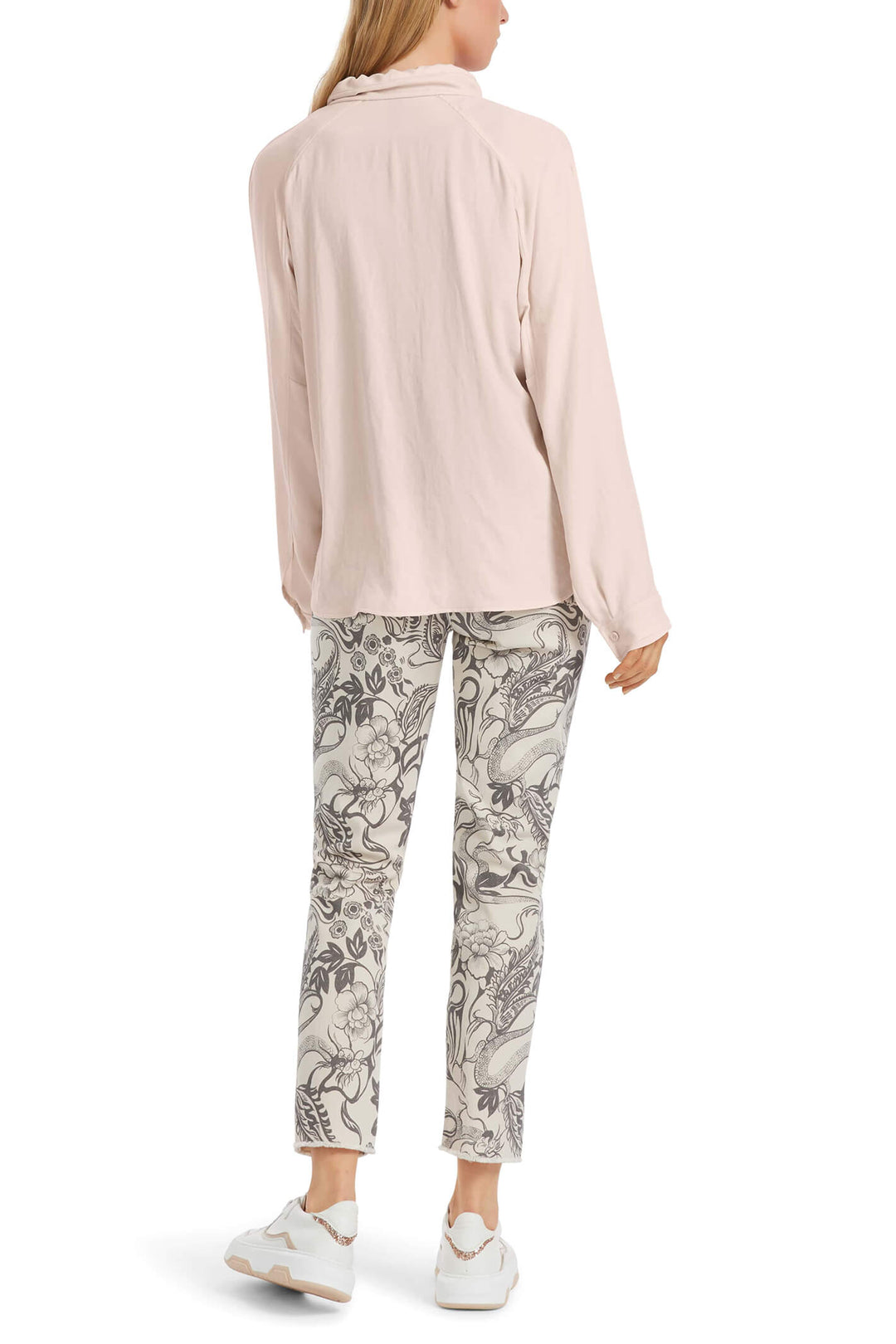 Marc Cain Sports VS 51.10 W41 155 Pink Almond Blossom Top - Olivia Grace Fashion