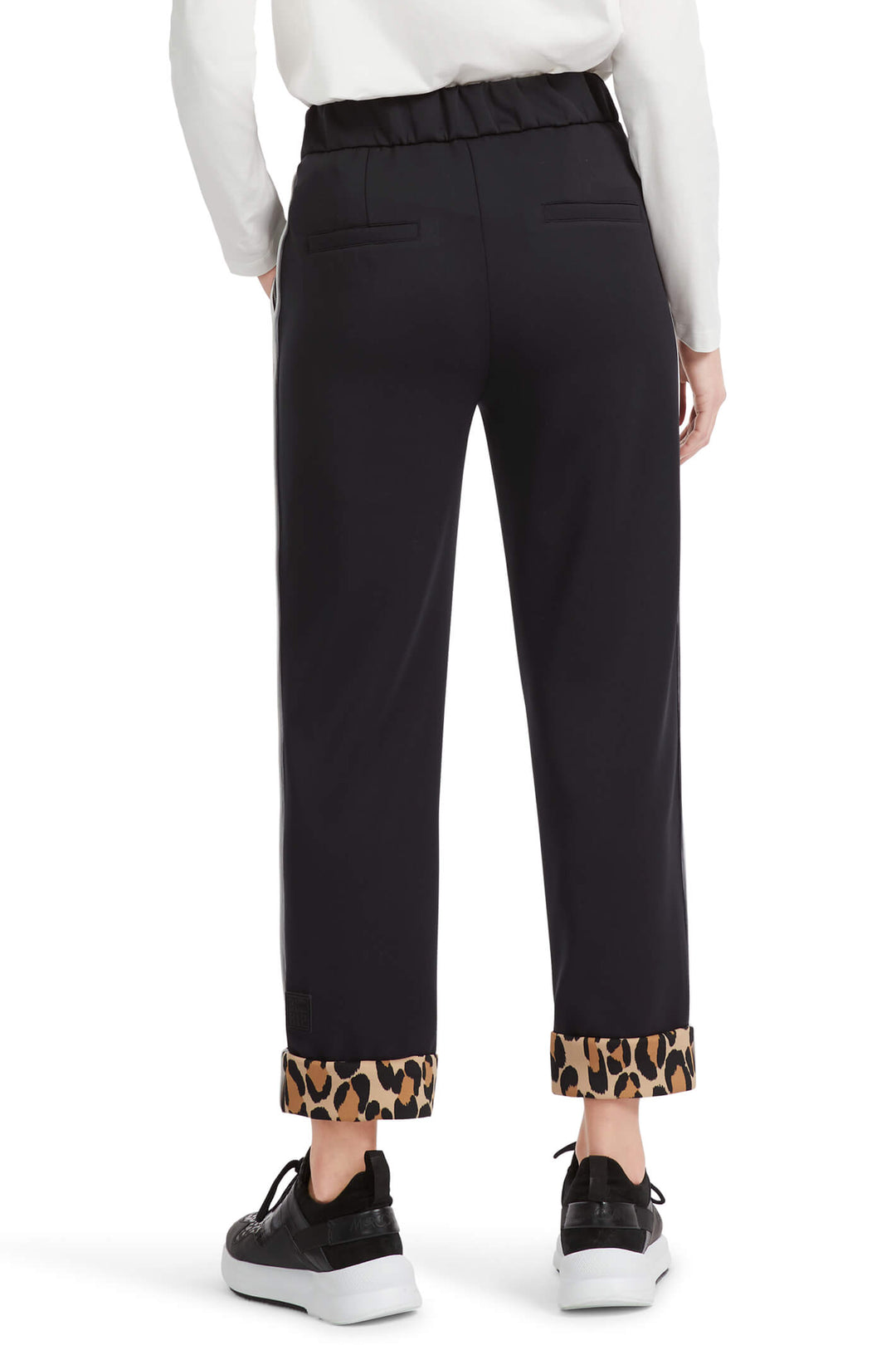 Marc Cain Sports VS 81.38 J22 Resita 900 Black Relaxed Fit Trousers - Olivia Grace Fashion