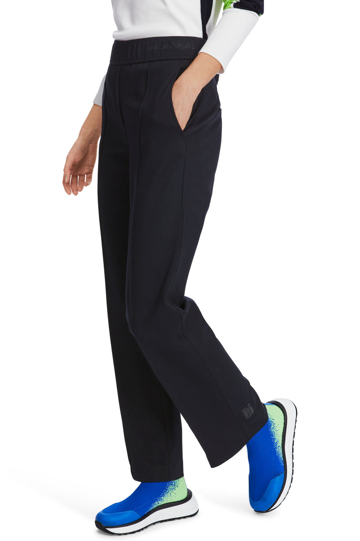 Marc Cain Sports Welby Trousers Navy Midnight Blue XS 81.39 J06 395 - Olivia Grace Fashion