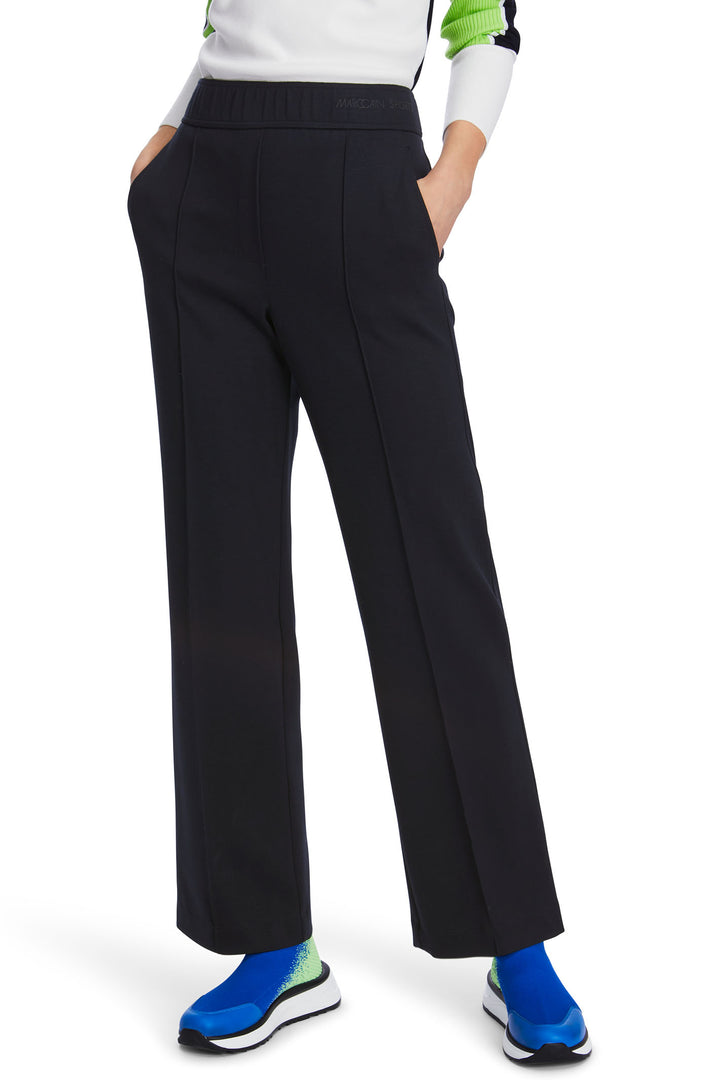 Marc Cain Sports Welby Trousers Navy Midnight Blue XS 81.39 J06 395 - Olivia Grace Fashion