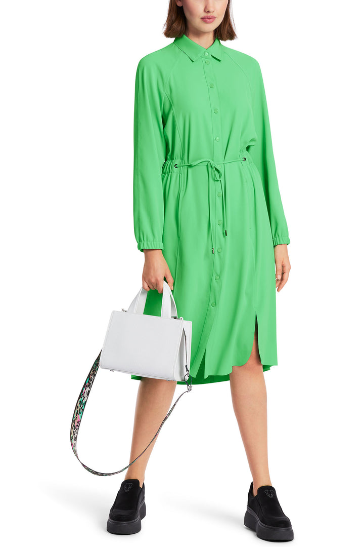 Marc Cain Sports WS 21.14 W28 543 New Neon Green Shirt Dress - Olivia Grace Fashion