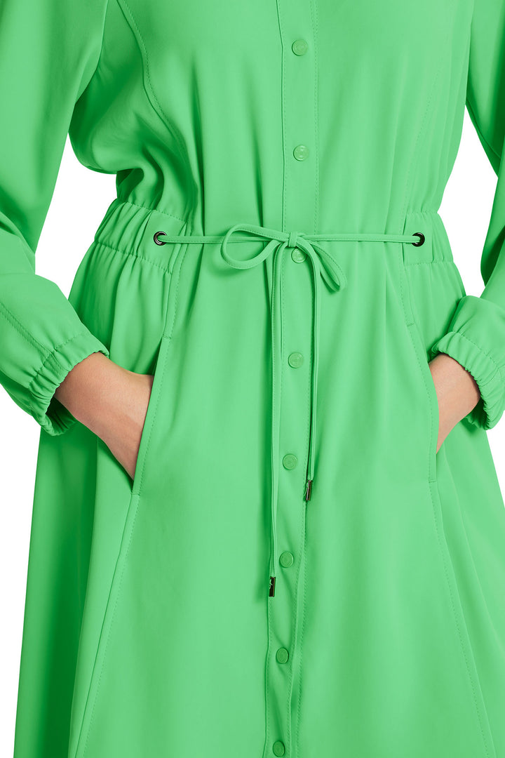 Marc Cain Sports WS 21.14 W28 543 New Neon Green Shirt Dress - Olivia Grace Fashion